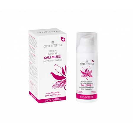 ORIENTANA Krem kojąca kuracja KALI MUSLI do twarzy na noc 50ml